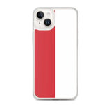 Coque iphone drapeau monaco souple résistante antichoc