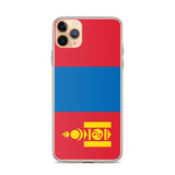 Coque iphone drapeau mongolie souple antichoc transparente