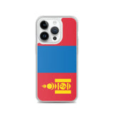 Coque iphone drapeau mongolie souple antichoc transparente
