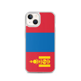 Coque iphone drapeau mongolie souple antichoc transparente