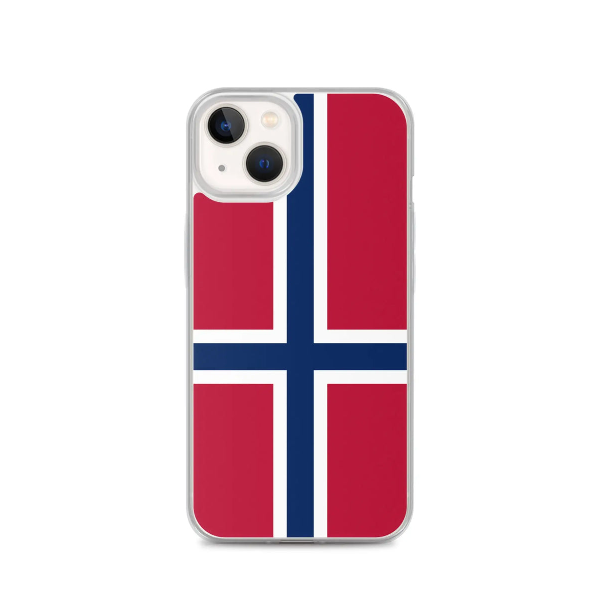 Coque iphone drapeau norvège souple résistante antichoc