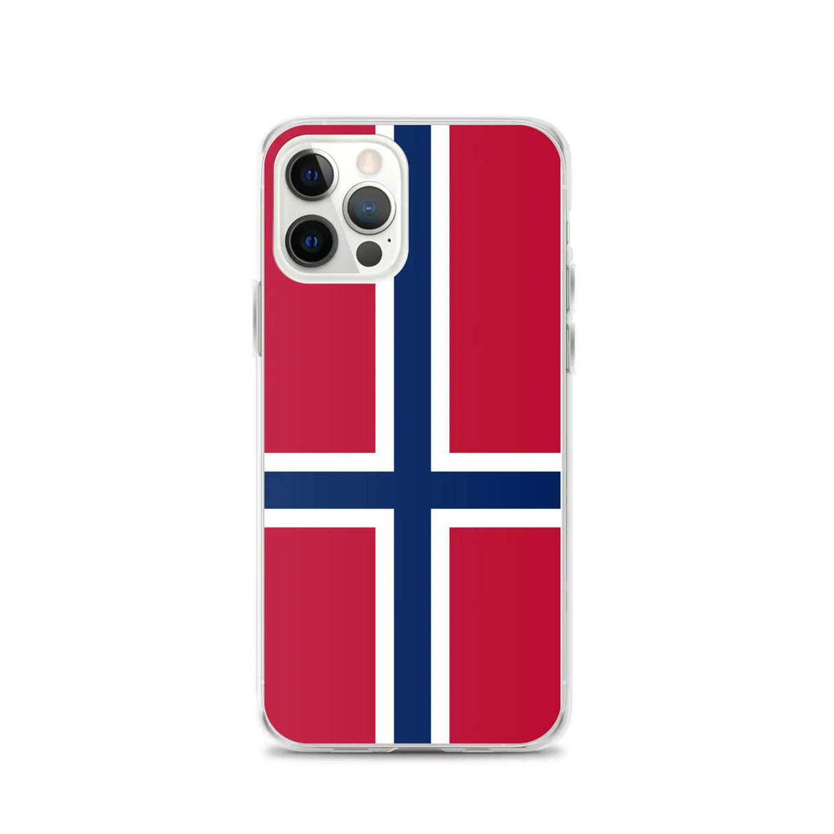 Coque iphone drapeau norvège souple résistante antichoc