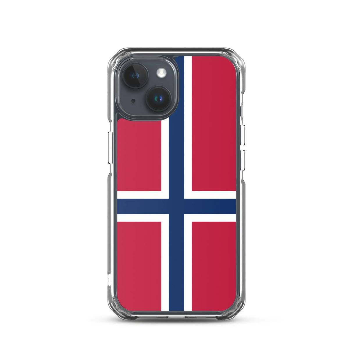 Coque iphone drapeau norvège souple résistante antichoc