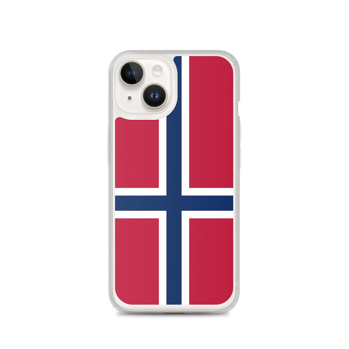 Coque iphone drapeau norvège souple résistante antichoc