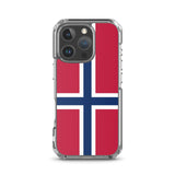 Coque iphone drapeau norvège souple résistante antichoc