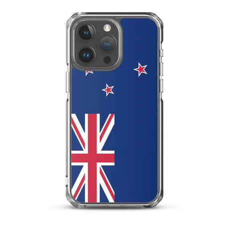 Coque iphone drapeau nouvelle-zélande souple antichoc