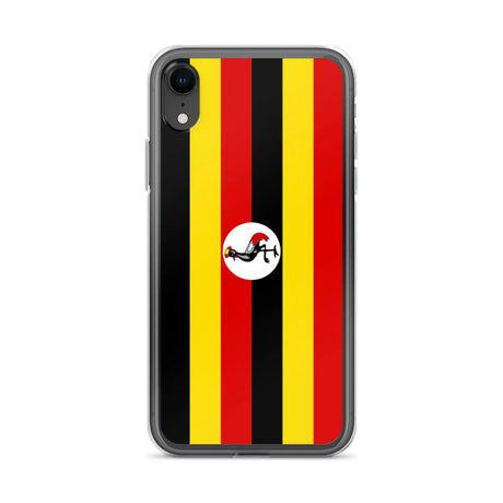 Coque iphone drapeau ouganda souple antichoc transparente