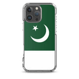 Coque iphone drapeau pakistan souple antichoc transparente