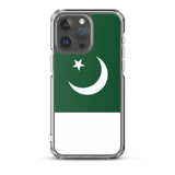 Coque iphone drapeau pakistan souple antichoc transparente