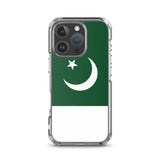 Coque iphone drapeau pakistan souple antichoc transparente