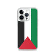 Coque iphone drapeau palestine souple antichoc transparente