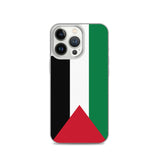 Coque iphone drapeau palestine souple antichoc transparente