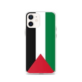 Coque iphone drapeau palestine souple antichoc transparente