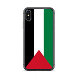 Coque iphone drapeau palestine souple antichoc transparente