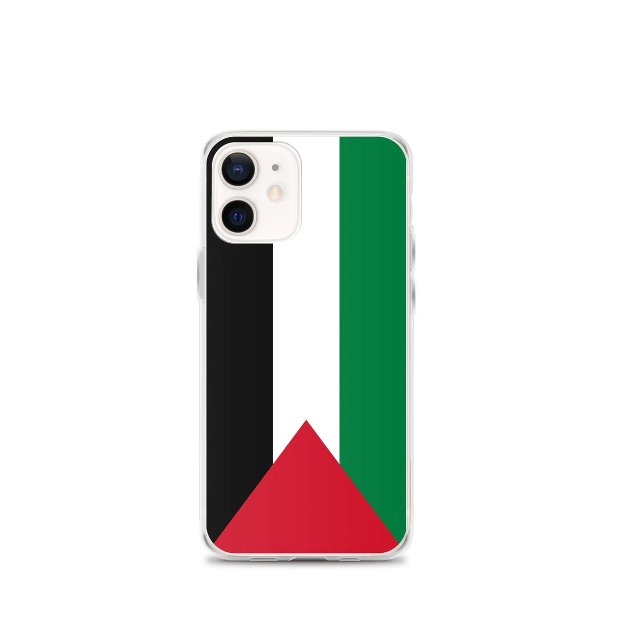 Coque iphone drapeau palestine souple antichoc transparente