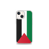 Coque iphone drapeau palestine souple antichoc transparente