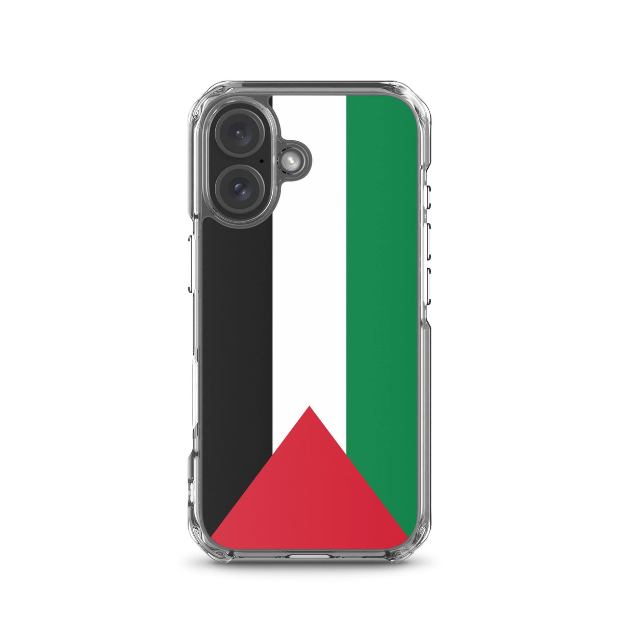 Coque iphone drapeau palestine souple antichoc transparente