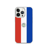Coque iphone drapeau paraguay souple antichoc transparente