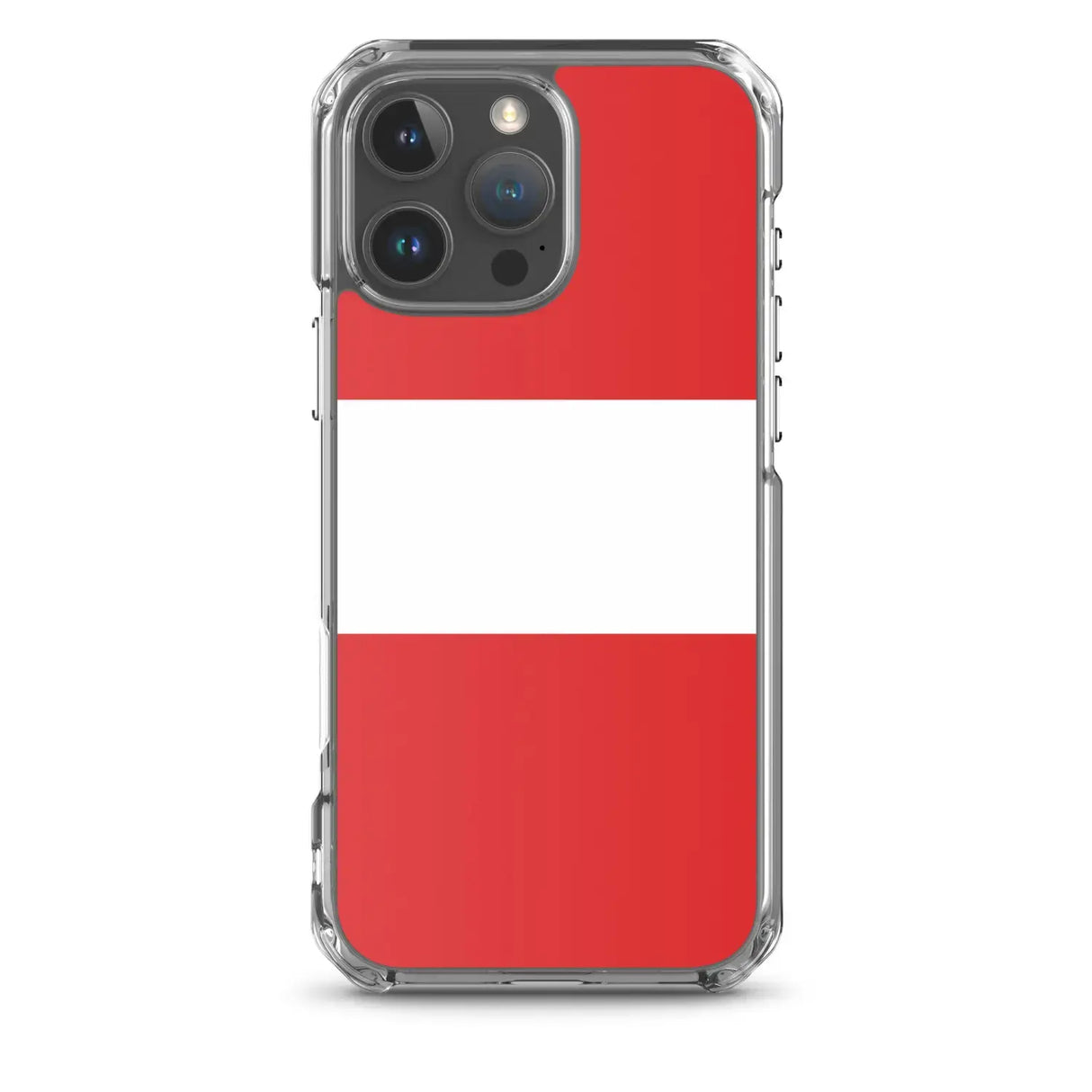 Coque iphone drapeau pérou souple résistante antichoc