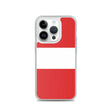 Coque iphone drapeau pérou souple résistante antichoc