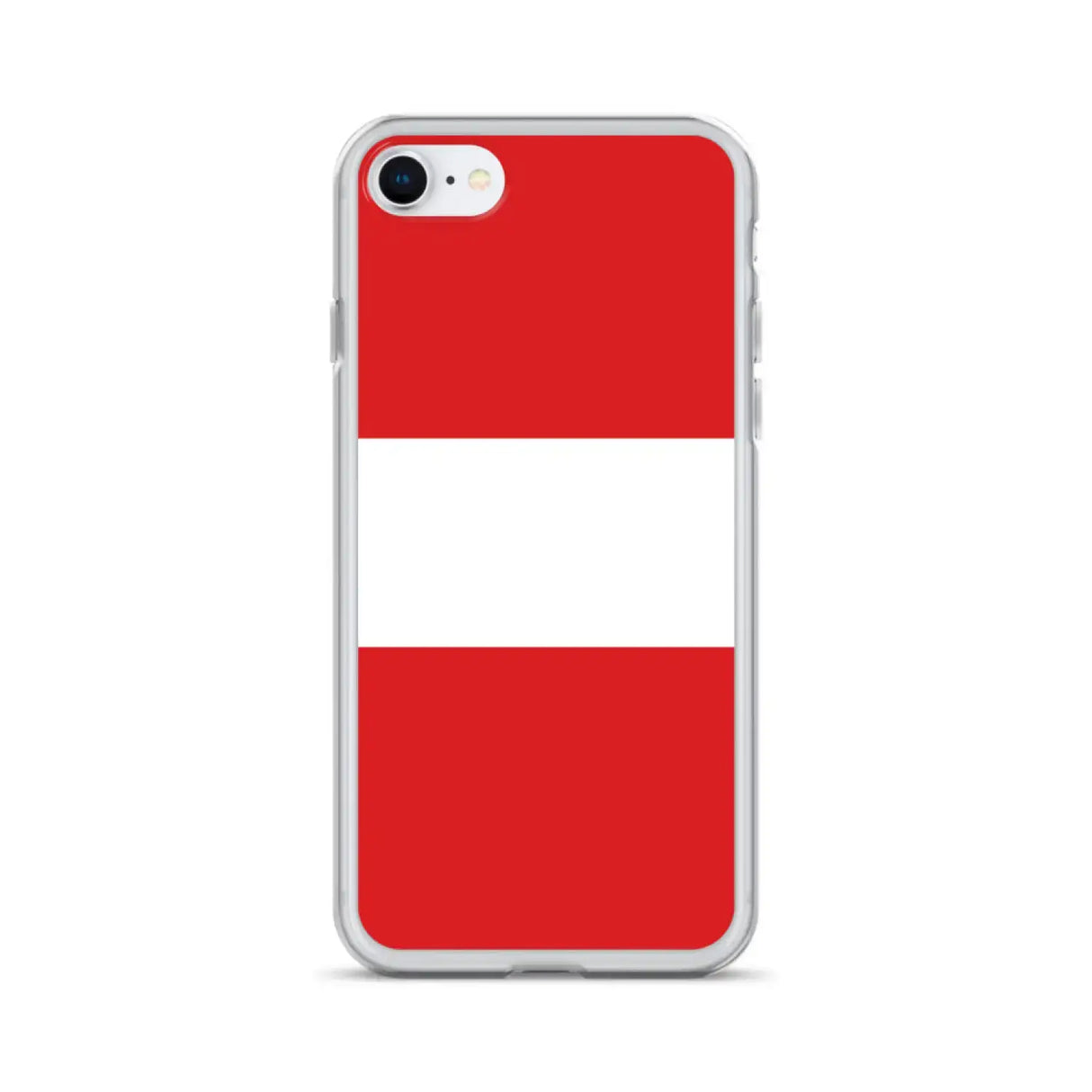 Coque iphone drapeau pérou souple résistante antichoc