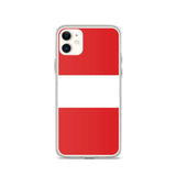 Coque iphone drapeau pérou souple résistante antichoc