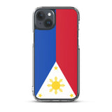 Coque iphone drapeau philippines souple antichoc transparente