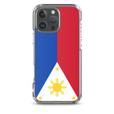Coque iphone drapeau philippines souple antichoc transparente