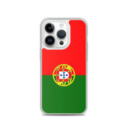 Coque iphone drapeau portugal souple antichoc transparente
