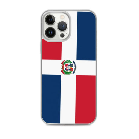 Coque iphone drapeau république dominicaine souple antichoc