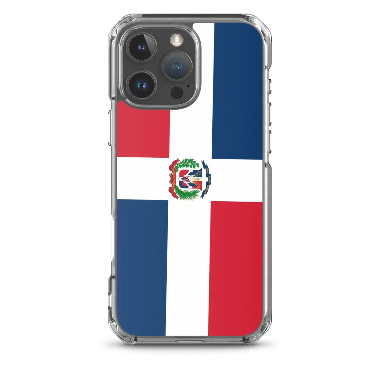 Coque iphone drapeau république dominicaine souple antichoc