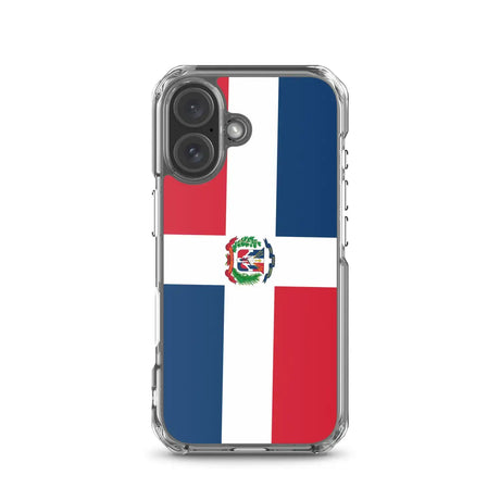 Coque iphone drapeau république dominicaine souple antichoc