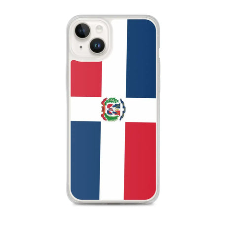 Coque iphone drapeau république dominicaine souple antichoc