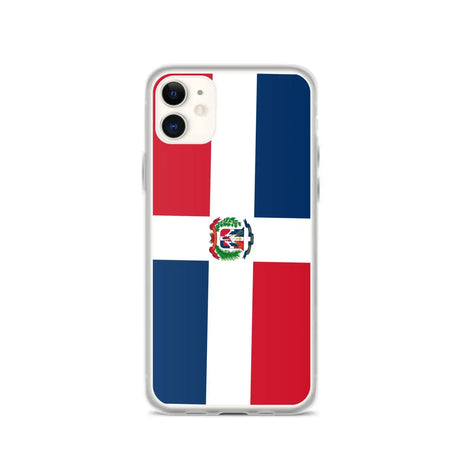 Coque iphone drapeau république dominicaine souple antichoc