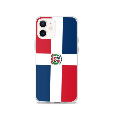 Coque iphone drapeau république dominicaine souple antichoc