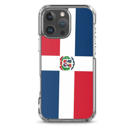 Coque iphone drapeau république dominicaine souple antichoc