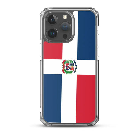 Coque iphone drapeau république dominicaine souple antichoc