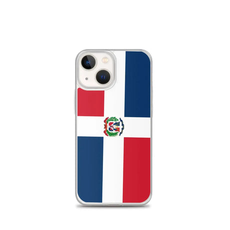 Coque iphone drapeau république dominicaine souple antichoc