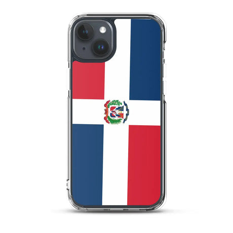 Coque iphone drapeau république dominicaine souple antichoc