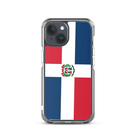 Coque iphone drapeau république dominicaine souple antichoc