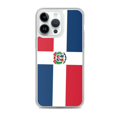 Coque iphone drapeau république dominicaine souple antichoc
