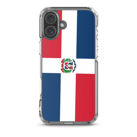 Coque iphone drapeau république dominicaine souple antichoc
