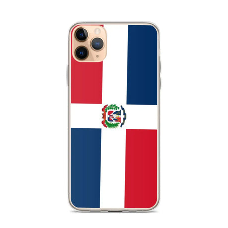 Coque iphone drapeau république dominicaine souple antichoc
