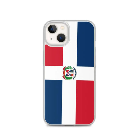 Coque iphone drapeau république dominicaine souple antichoc