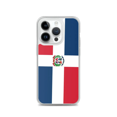 Coque iphone drapeau république dominicaine souple antichoc