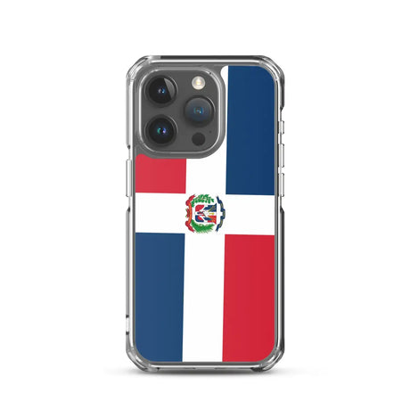 Coque iphone drapeau république dominicaine souple antichoc