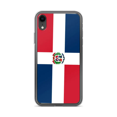 Coque iphone drapeau république dominicaine souple antichoc