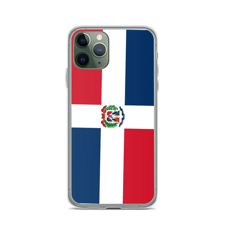 Coque iphone drapeau république dominicaine souple antichoc
