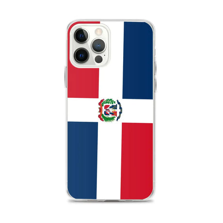 Coque iphone drapeau république dominicaine souple antichoc