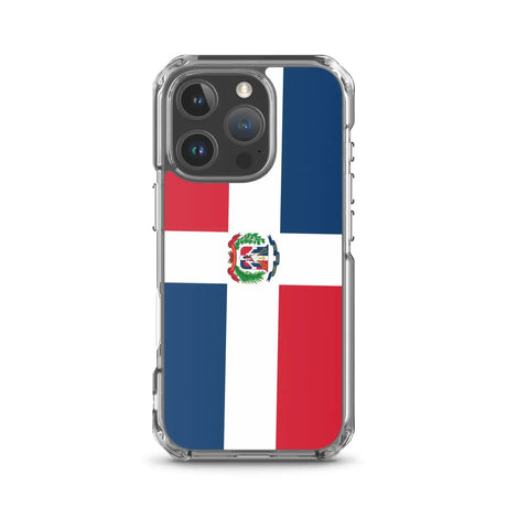 Coque iphone drapeau république dominicaine souple antichoc
